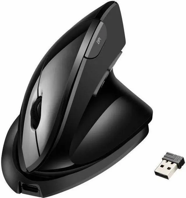 Alt view image 3 of 9 - Adesso iMouse V30 2.4GHz Wireless Adjustable Vertical Ergonomic Mouse iMouseV30