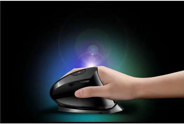 Alt view image 6 of 9 - Adesso iMouse V30 2.4GHz Wireless Adjustable Vertical Ergonomic Mouse iMouseV30