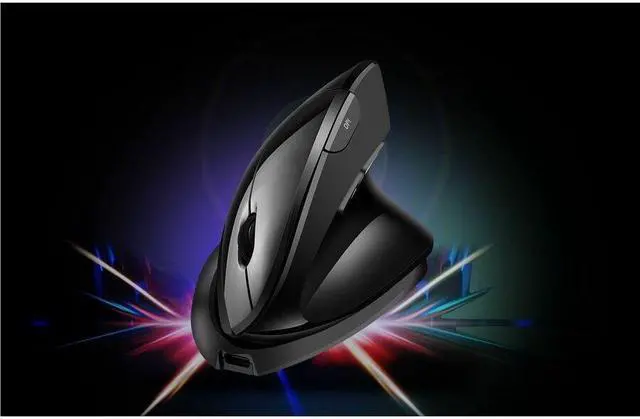Alt view image 9 of 9 - Adesso iMouse V30 2.4GHz Wireless Adjustable Vertical Ergonomic Mouse iMouseV30