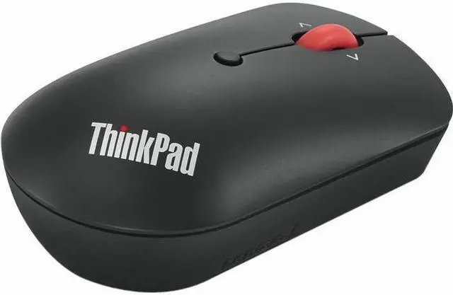 Alt view image 12 of 20 - lenovo ThinkPad USB-C Wireless Compact Mouse 4Y51D20848 Black Tilt Wheel USB Type-C RF Wireless Optical Mouse