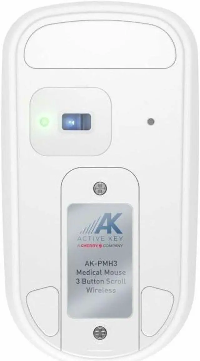 Alt view image 4 of 6 - CHERRY AK-PMH3 Medical Mouse - 3-Button Scroll, Wireless, White
