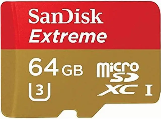 Alt view image 6 of 16 - SanDisk Extreme 64 GB Class 10/UHS-I U3 V30 microSDXC SDSQXAH064GAN6MA