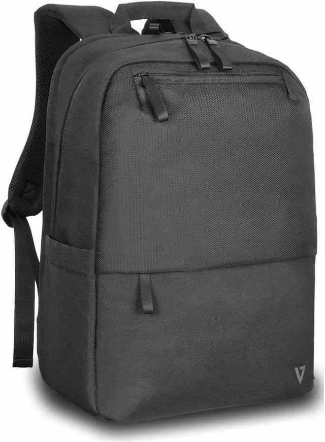 Alt view image 13 of 13 - V7 Eco-Friendly CBP16-ECO2 Carrying Case (Backpack) for 15.6" to 16" Notebook - Black - rPET Polyester Body - Shoulder Strap - 4.9" Height x 16.9" Width x 11.4" Depth - 5.55 gal Volume Capacity