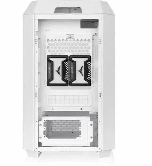 Alt view image 10 of 20 - Thermaltake Tower 250 Snow Mini-ITX Mini Tower 2x120mm CT Fans Included, 360mm Radiator Support 360mm GPU Clearance Dual Chamber CA-1Z9-00S6WN-00