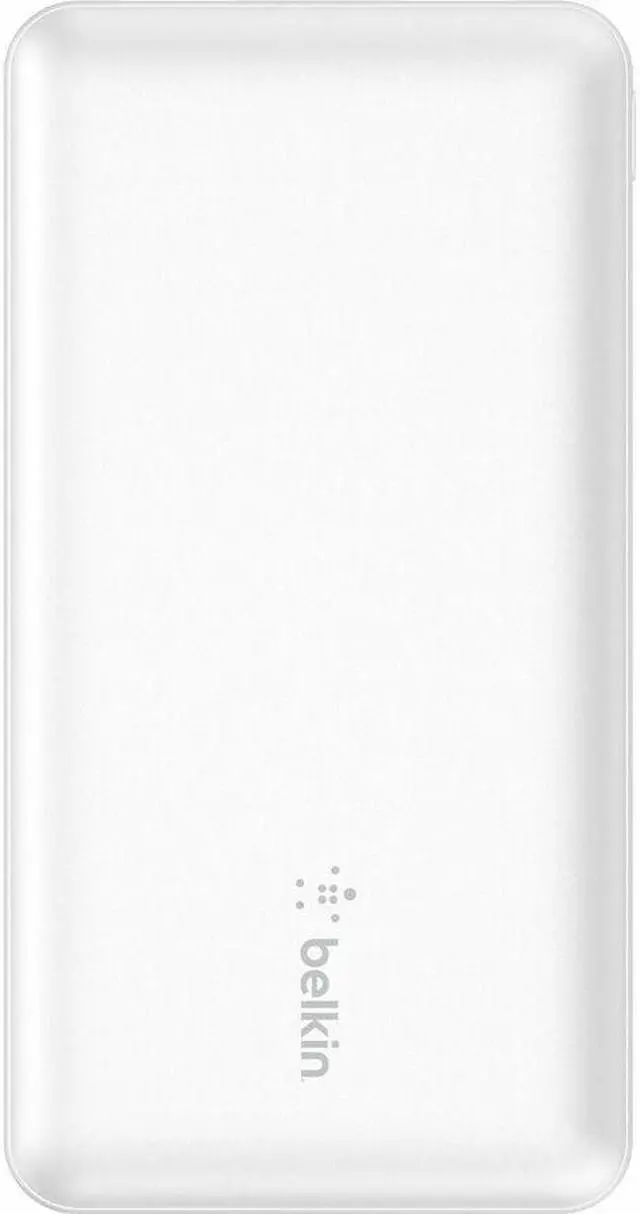 Alt view image 3 of 8 - Belkin 15W 3-port USB Power Bank - 10K mAh - 2xUSB-A (12W), 1xUSB-C (15W) - Portable Charger - w/ USB-A to USB-C Cable - White - For iPhone, iPad, AirPod, Smartwatch, Smartphone - 10000 mAh - 3 x USB