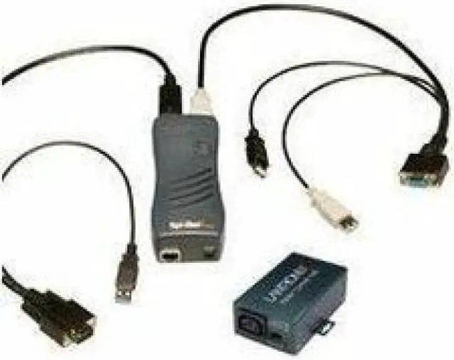 Main image of Lantronix SpiderDuo KVM Switchbox - 1 Computer(s) - 1 Local User(s) - UXGA - 1600 x 1200 - 1 x Network (RJ-45) - 1 x USB1 x VGA