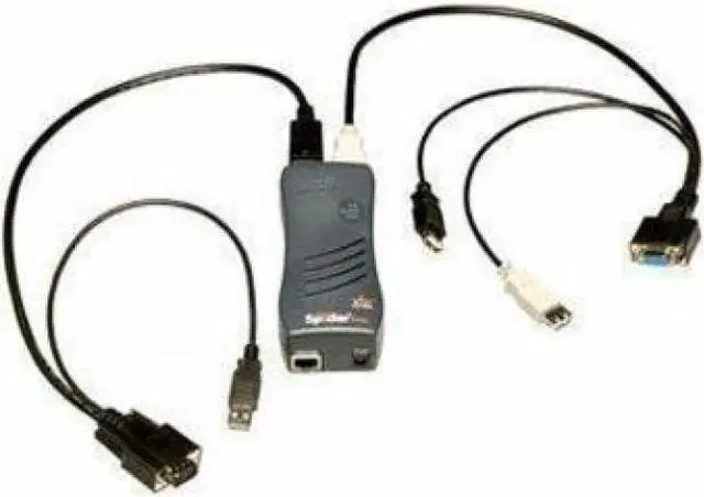 Alt view image 2 of 3 - Lantronix SpiderDuo KVM Switchbox - 1 Computer(s) - 1 Local User(s) - UXGA - 1600 x 1200 - 1 x Network (RJ-45) - 1 x USB1 x VGA