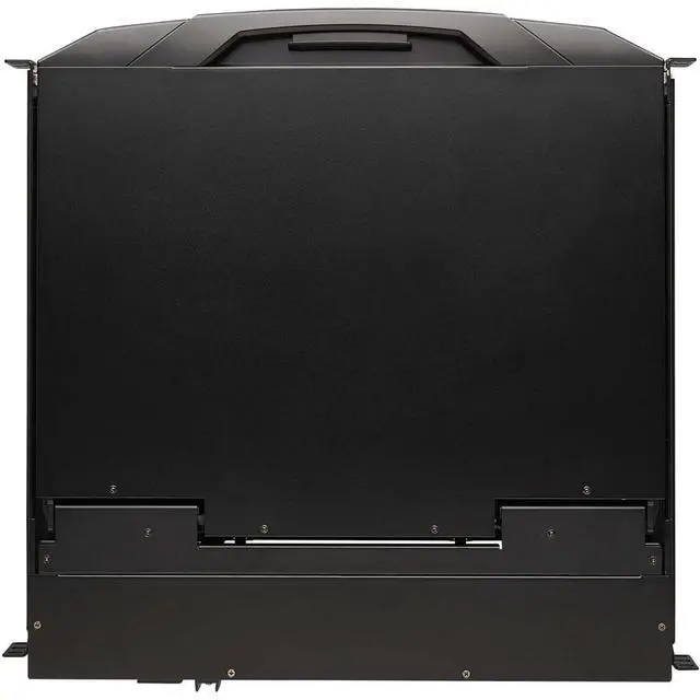 Alt view image 10 of 15 - Tripp Lite 1U Rack-Mount Short-Depth HDMI KVM Console with 18.5" LCD B021SWHDK