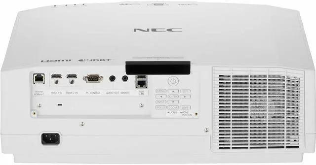 Alt view image 5 of 7 - NEC Display PV800UL-W1-41ZL Ultra Short Throw LCD Projector - 16:10 - Ceiling Mountable, Floor Mountable - High Dynamic Range (HDR) - 1920 x 1200 - Front, Ceiling, Rear, Rear Ceiling, Front Ceiling -