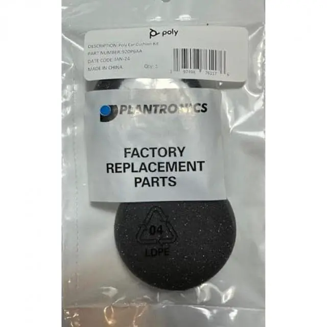 Main image of Poly Replacement Foam Ear Cushions For Supra and Encore Headsets 920P6AA