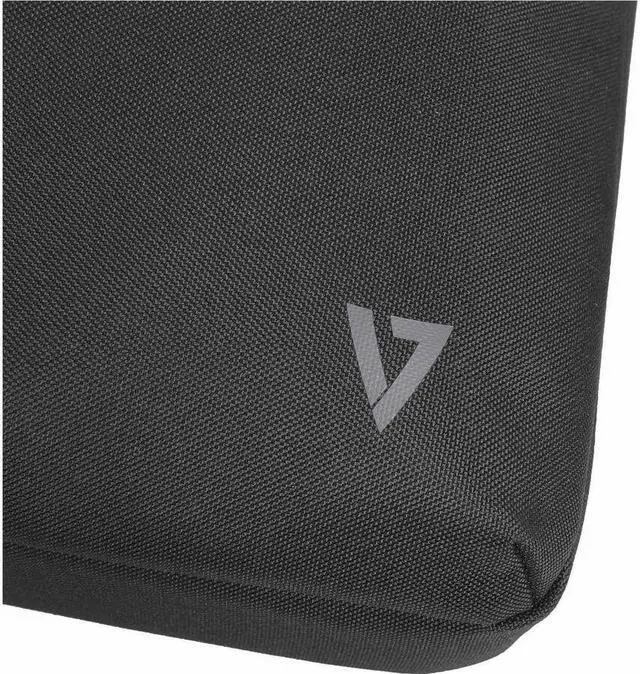 Alt view image 3 of 8 - V7 CTP14-ECO2 Carrying Case (Briefcase) for 14.1" Notebook - Black - V7 RPET Eco-Friendly Recycled material Business Briefcase Topload for 14.1" Notebook Laptop Case - Black - Weather Resist