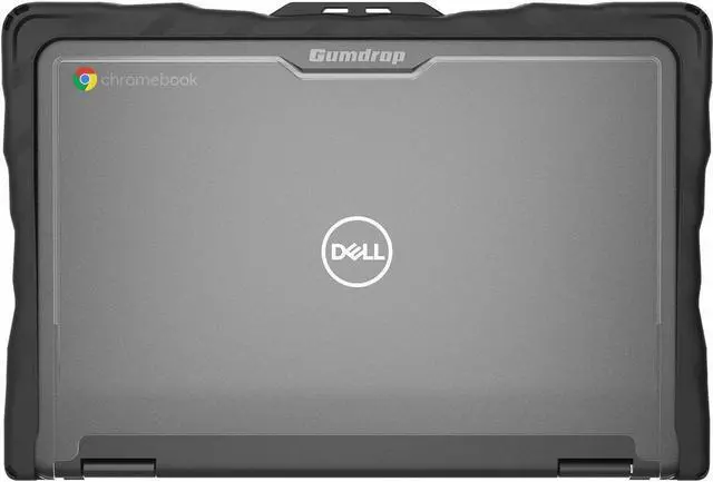 Alt view image 3 of 9 - Gumdrop Droptech For Dell 3110 Chromebook (2-IN-1) - For Dell Chromebook - Transparent - Bump Resistant, Drop Resistant, Impact Resistant, Scratch Resistant, Shock Absorbing - Rubber - Rugged - TAA Co