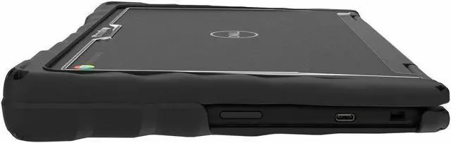 Alt view image 5 of 9 - Gumdrop Droptech For Dell 3110 Chromebook (2-IN-1) - For Dell Chromebook - Transparent - Bump Resistant, Drop Resistant, Impact Resistant, Scratch Resistant, Shock Absorbing - Rubber - Rugged - TAA Co