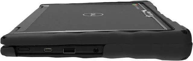 Alt view image 6 of 9 - Gumdrop Droptech For Dell 3110 Chromebook (2-IN-1) - For Dell Chromebook - Transparent - Bump Resistant, Drop Resistant, Impact Resistant, Scratch Resistant, Shock Absorbing - Rubber - Rugged - TAA Co