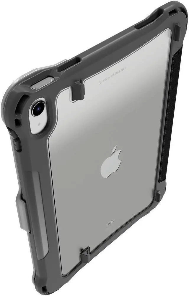 Alt view image 5 of 7 - Brenthaven Edge Folio Rugged Carrying Case (Folio) for 10.9" Apple iPad (10th Generation) iPad, Apple Pencil (2nd Generation) - Gray, Red - Impact Absorbing, Impact Resistance, Drop Resistant, We