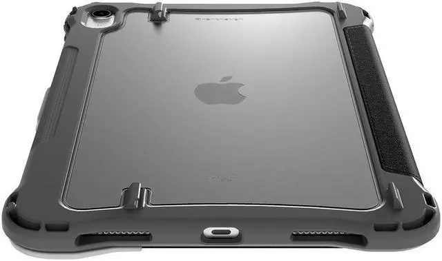 Alt view image 6 of 7 - Brenthaven Edge Folio Rugged Carrying Case (Folio) for 10.9" Apple iPad (10th Generation) iPad, Apple Pencil (2nd Generation) - Gray, Red - Impact Absorbing, Impact Resistance, Drop Resistant, We
