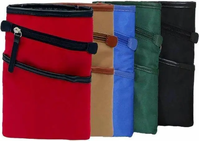 Alt view image 2 of 3 - Francine Collection City Slim Carrying Case for 7" Travel - Black - Nylon, Vegan Leather Body - Shoulder Strap - 8.5" Height x 6.3" Width x 1" Depth