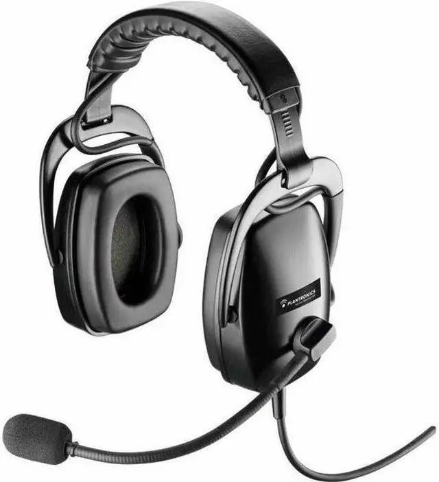 Main image of Poly SHR 2083-01 Ruggedized Binaural with QD - Stereo - Wired - Binaural - Electret Condenser, Noise Cancelling Microphone - Noise Canceling - Black