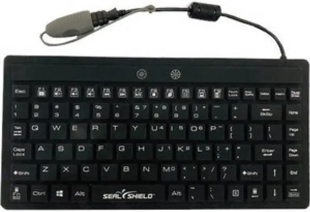 Alt view image 6 of 8 - Seal Glow Silicone Wired Backlit Keyboard S89G