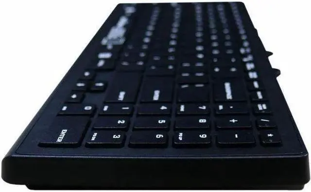 Alt view image 3 of 4 - Seal Shield Cleanwipe Pro Waterproof Keyboard, Black SSKSV101PRO