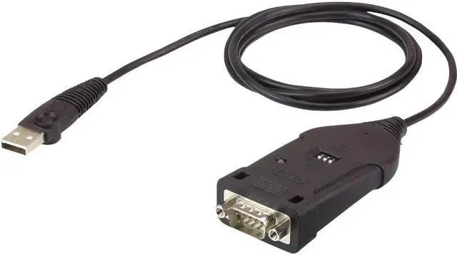 Alt view image 6 of 9 - ATEN USB to RS-422/485 Adapter - Serial/USB for Notebook, Camera, Alarm - 115.20 kB/s - 3.94 ft - 1 Pack - 1 x Type A Male USB - 1 x DB-9 Male Serial - Black