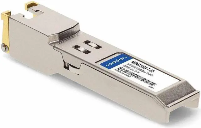 Alt view image 7 of 10 - AddOn Mellanox MFM1T02A-T Compatible 100/1000/10000Base-TX SFP+ Transceiver