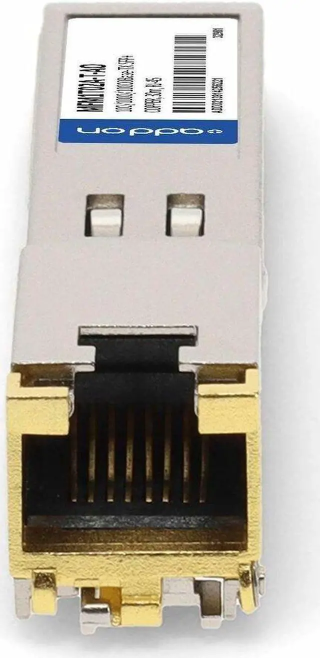 Alt view image 8 of 10 - AddOn Mellanox MFM1T02A-T Compatible 100/1000/10000Base-TX SFP+ Transceiver