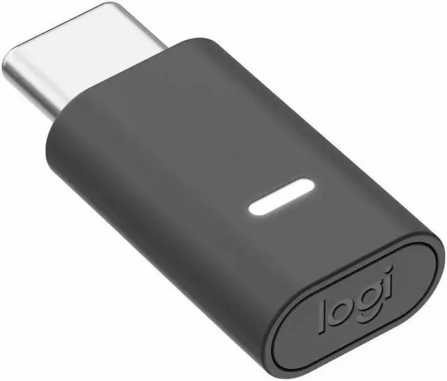 Alt view image 2 of 4 - Logitech Zone Bluetooth 5.2 Bluetooth Adapter for Desktop Computer/Bluetooth Headset - USB Type C - External