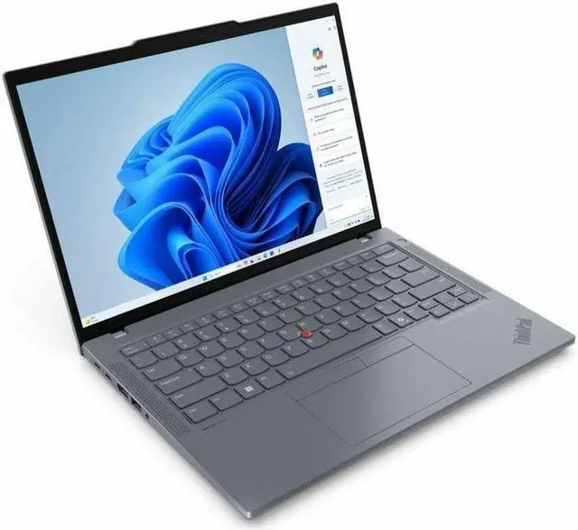 Alt view image 7 of 10 - Lenovo ThinkPad T14 Gen 5 21ML006LUS 14" Notebook - WUXGA - Intel Core Ultra 7 155U - 16 GB - 512 GB SSD - English Keyboard - Gray