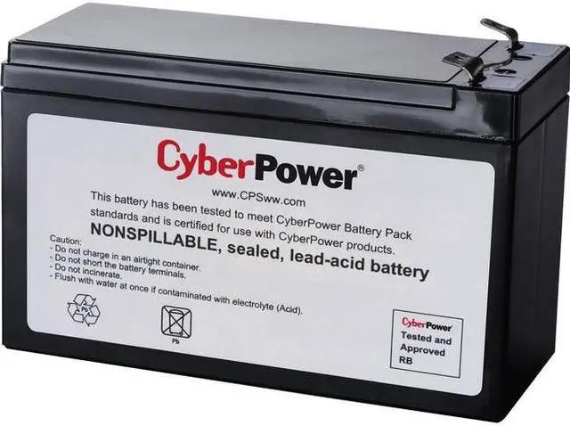 Alt view image 11 of 15 - CyberPower RB1290X2 UPS Replacement Battery Cartridge
