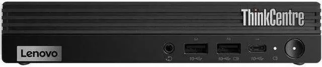 Main image of Lenovo ThinkCentre M75q Gen 5 12RQ000MUS Desktop Computer - AMD Ryzen 7 PRO 8700GE - 16 GB - 512 GB SSD - Tiny - Black - AMD PRO 600 Chip - Windows 11 Pro - AMD Radeon 780M DDR5 SDRAM - English Keyboa