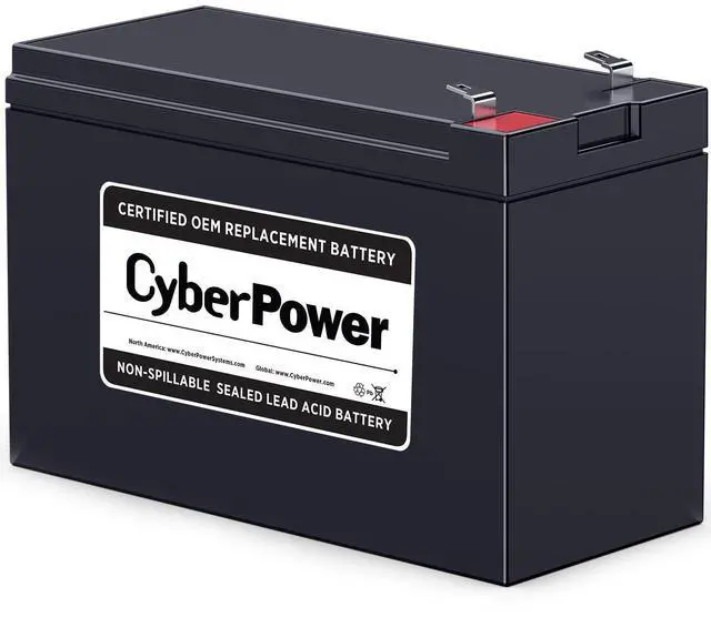 Alt view image 12 of 12 - CYBERPOWER RB1270B Crtrdg12V 7AH UPSBtry CP600LCD