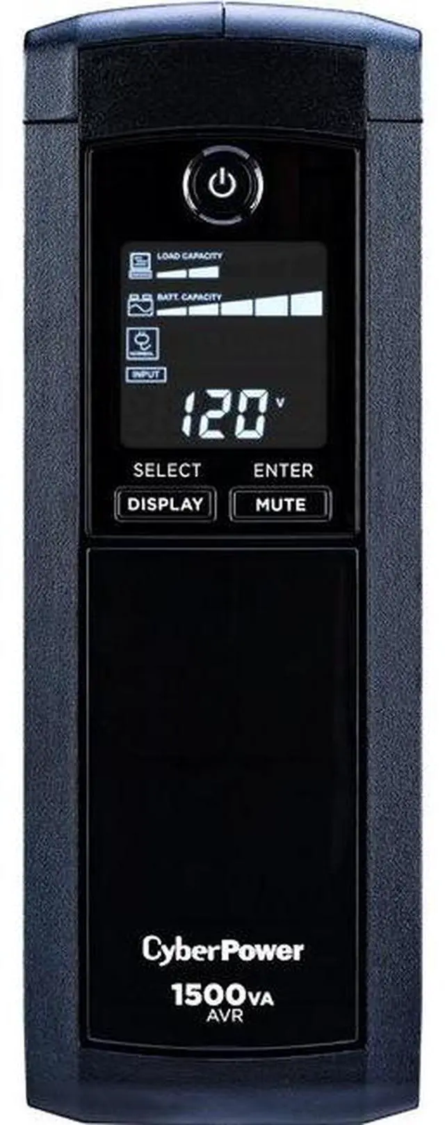 Alt view image 5 of 14 - CyberPower CP1500AVRLCDTAA 1500 VA 900 Watts 12 Outlets UPS