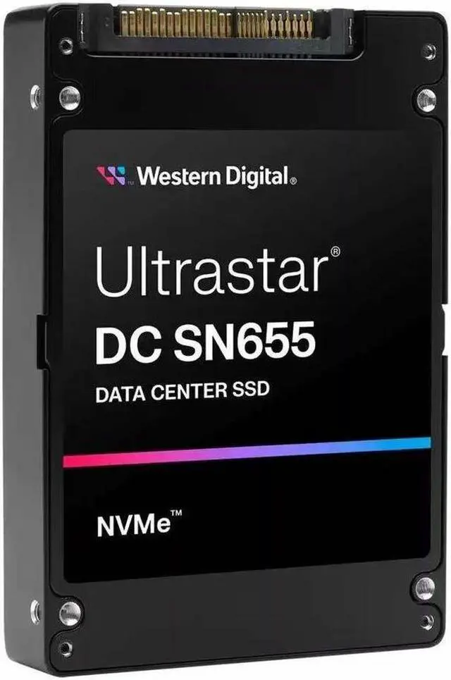 Alt view image 3 of 4 - Western Digital Ultrastar DC SN655 WUS5EC0B1ESP7Y3 30.72 TB Solid State Drive - U.3 15 mm Internal - PCI Express NVMe (PCI Express NVMe 4.0) - Read Intensive - Server, Data Center Device Supported - 1