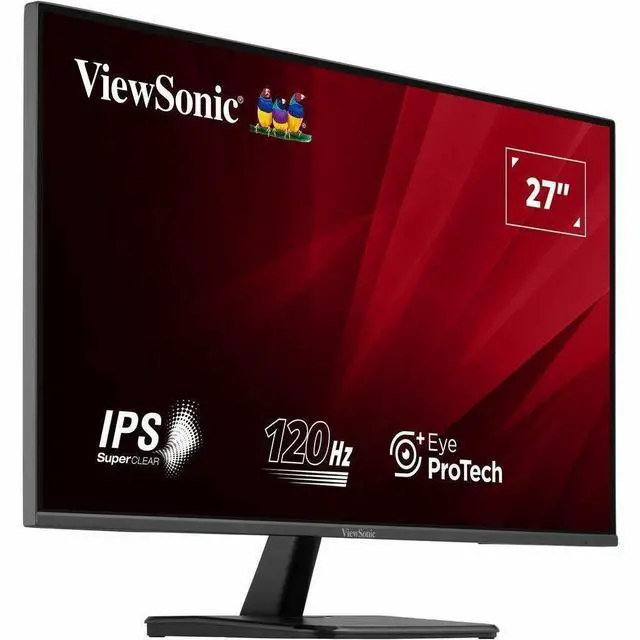 Alt view image 4 of 15 - ViewSonic VA2756A-MHD 27 Inch IPS 1080p Monitor with 120Hz, Eye Care, HDMI, DisplayPort, and VGA Inputs for Home and Office