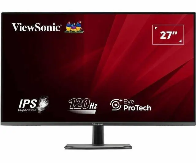 Alt view image 6 of 15 - ViewSonic VA2756A-MHD 27 Inch IPS 1080p Monitor with 120Hz, Eye Care, HDMI, DisplayPort, and VGA Inputs for Home and Office