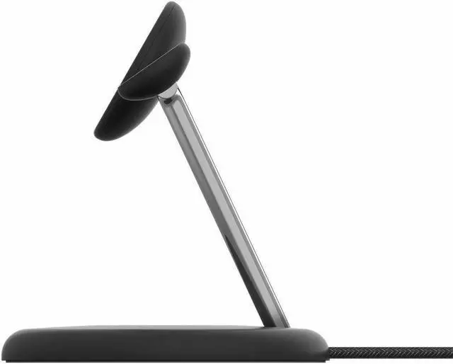 Alt view image 4 of 12 - Belkin BoostCharge Pro Cradle - Wireless - iPhone, Apple Watch, AirPods - 3 Slot - Qi2 - Charging Capability - Black