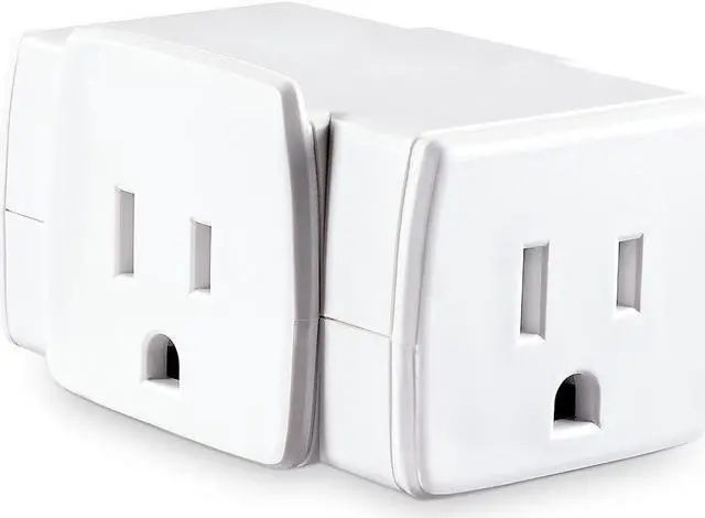 Alt view image 2 of 20 - CyberPower GT3WT 3 Sided Outlet Adapter - 3 - NEMA 5-15R Outlet(s), NEMA 5-15P Plug Type, Straight Plug Style