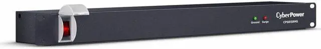 Alt view image 6 of 16 - CyberPower Rackbar CPS815RMS 8-Outlets Surge Suppressor/Protector