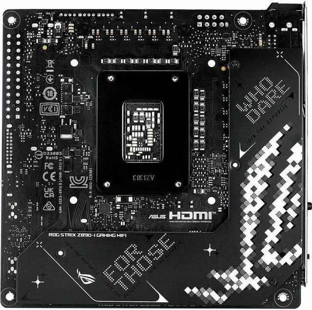 Alt view image 5 of 8 - ASUS ROG STRIX Z890-I GAMING WIFI LGA 1851 Intel Z890 Mini ITX Motherboard