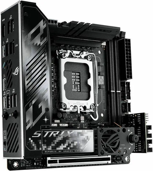 Alt view image 6 of 8 - ASUS ROG STRIX Z890-I GAMING WIFI LGA 1851 Intel Z890 Mini ITX Motherboard