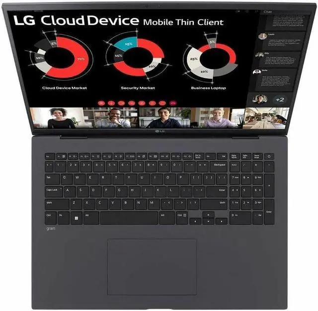 Alt view image 4 of 7 - LG gram 17ZT90R-G.AX34U1 17" Notebook - 8 GB - 256 GB SSD - In-plane Switching (IPS) Technology