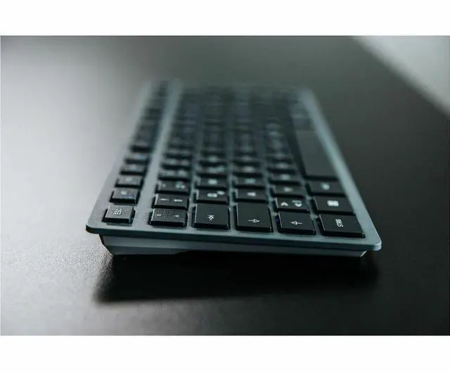 Alt view image 2 of 9 - CHERRY KW 7100 Keyboard - Multi-Device, Compact, 3 Bluetooth Channels, AES-128 Encryption, Status LEDS, Abrasion-proof Key Legends