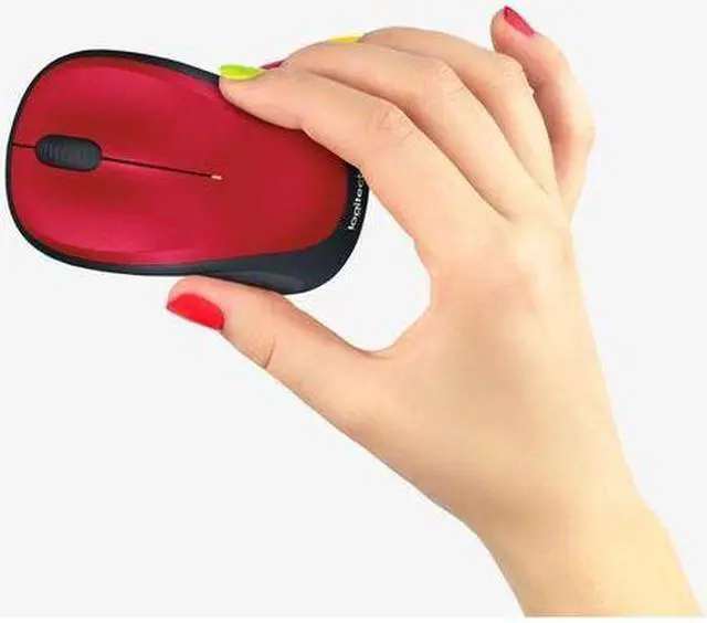 Alt view image 4 of 9 - Logitech Wireless Mouse M317 - Optical - Wireless - 32.81 ft - Radio Frequency - 2.40 GHz - USB - 1000 dpi - Scroll Wheel - 3 Button(s) - Small Hand/Palm Size - Symmetrical - 1 x AA Battery Supported