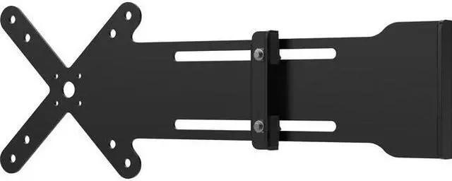 Main image of CTA Digital Adjustable Card Reader Holder with VESA Plate (Black) - 4.6" x 12.5" x 0.3" x - Metal - 1 - Black - Sturdy, Adjustable Arm, Flexible Arm