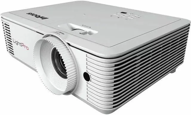 Alt view image 2 of 9 - InFocus Genesis IN0024SL 3D Standard Throw DLP Projector - 4:3 - Portable - 1024 x 768 - Front - 1080p - 15000 Hour Normal Mode - XGA - 30,000:1 - 4000 lm - HDMI - USB - Room, Presentation, Cinema, Ga