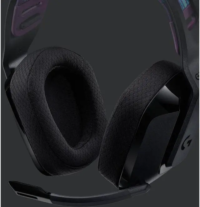 Alt view image 7 of 9 - Logitech G535 Wireless Stereo Over-the-Ear Gaming Headset Black (981-000971)