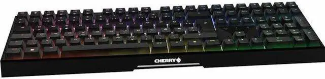 Main image of CHERRY XTRFY MX 3.0S Gaming Keyboard - Wired/Wireless Connectivity - Bluetooth/RF - 33 ft - 2.40 GHz - USB Type A Interface - RGB LED Windows Lock Key, CHERRY Button, Calculator, Next Track, Previous