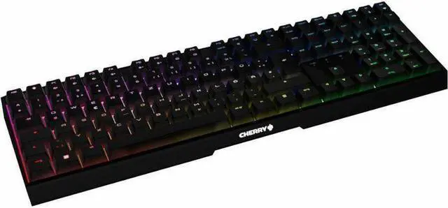 Alt view image 2 of 8 - CHERRY XTRFY MX 3.0S Gaming Keyboard - Wired/Wireless Connectivity - Bluetooth/RF - 33 ft - 2.40 GHz - USB Type A Interface - RGB LED Windows Lock Key, CHERRY Button, Calculator, Next Track, Previous