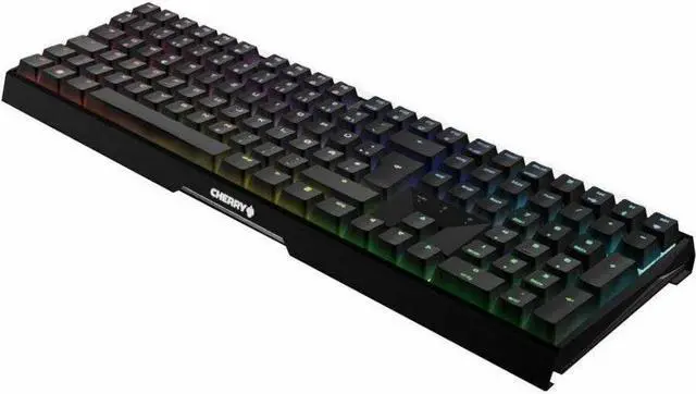 Alt view image 7 of 8 - CHERRY XTRFY MX 3.0S Gaming Keyboard - Wired/Wireless Connectivity - Bluetooth/RF - 33 ft - 2.40 GHz - USB Type A Interface - RGB LED Windows Lock Key, CHERRY Button, Calculator, Next Track, Previous